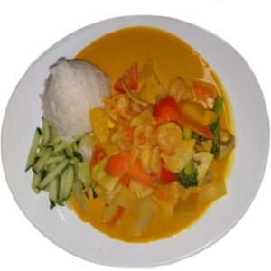33. Erdnuss-Rotcurry (leicht scharf)