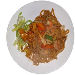 35. Udon  Nudeln%Mango Gelb Curry